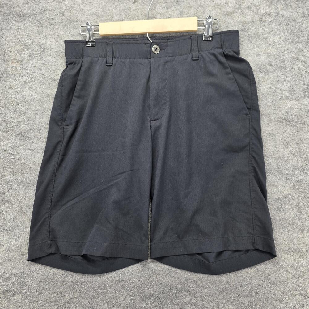 Under Armour Shorts Mens 32 Gray Golf Herringbone Performance Stretch Pockets